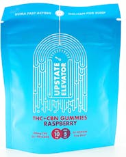 Raspberry Fast Acting Gummies, 10mg THC + 5mg CBN