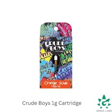 (REC) Crude Boys 1g Cartridge - Orange Soda (Hybrid)