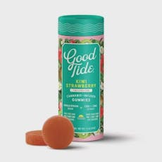 Good Tide | Kiwi Strawberry (H) 1:1:1 | 10mg THC / 10mg CBD / 10mg CBG x 10 Rosin Infused Gummies