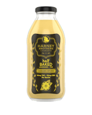 Harney Brothers | Glass Beverage | 10mg THC : 10mg CBD | Half Baked Lemonade Tea