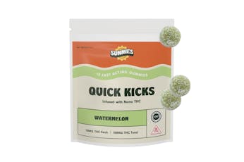 Sunnies 10mg Watermelon Nano Quick Kicks - 100mg