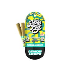 Super Fog Infused Pre-Rolls (Twisted) Lemon Loopz 1g 2pk