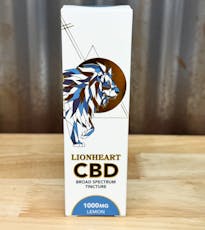 Lionheart CBD - 1,000mg Broad Spectrum Tincture - Lemon