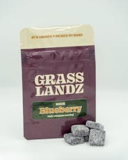 Gummies 4.5g-EN | Grasslandz | Sour Blueberry | 10 ct (Infused Edible)