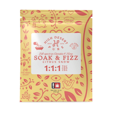 Soak & Fizz - (4oz) Citrus Snow Bath Powder (High Desert Pure)