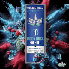 Presidential Blue Raspberry Moon Rock Preroll 1g INDICA