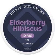 Curio Chews Elderberry Hibiscus 10mg 10pk