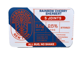 Supernaturals | Preroll | 5pk | 3.5g | Rainbow Cherry Sherbet