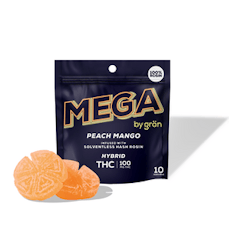 Peach Mango Hash Rosin Mega Pearl, 100mg, 2pk