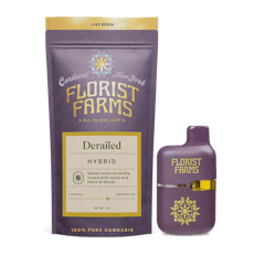 Florist Farms | Vape | 1g AIO Tank | Live Resin Derailed