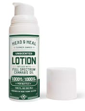 Head and Heal | Unscented 1:1 CBD:THC Lotion
