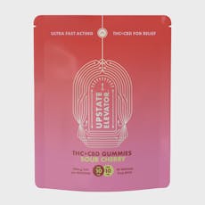 Sour Cherry 10 mg THC + CBD Fast Acting Gummy