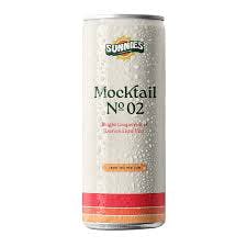 Sunnies Socials 10mg Mocktail #2 Bright Grapefruit & Lemon Lime Fizz - 10mg