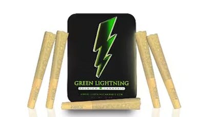Green Lightning Ice Cream Cake - 0.5g x 5 Pack Prerolls