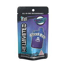 Hellavated Disposable Pen Blueberry Dream 1g