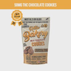 Retro Bakery THC Chocolate Covered Cookies (5 Pack)