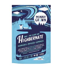 Minny Grown Highbernate Sleep Gummies (5mg THC + 10mg CBN)