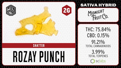 WLE - 2G Rozay Punch (S) - Shatter Dab 2g
