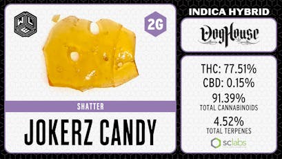 WLE - 2G Jokerz Candy (I) - Shatter Dab 2g