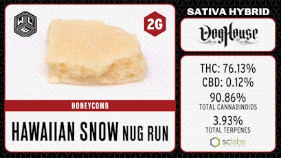 WLE - Hawaiian Snow (S) - Honeycomb Dab 2g