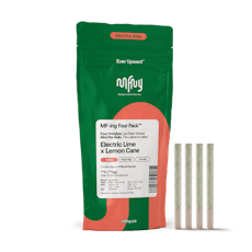 MFNY | Preroll | 4pk | 3g | Live Resin Infused Electric Lime x Lemon Cane