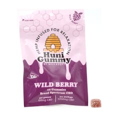 Huni Gummy - 1,000mg Broad Spectrum CBD Gummy - Wild Berry
