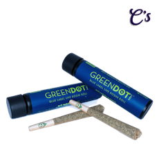 Green Dot | Blue Label Live Rosin Pre-Roll | Belgium Blu 1g
