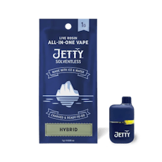 Jetty | Vape | 1g AIO | Live Rosin Fat Caddy