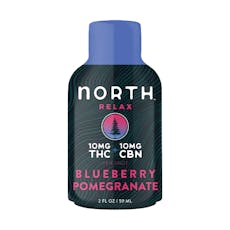 North 10mg Shooter Relax Blueberry Pomegranate