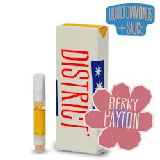 District Cannabis 1g Berry Payton Liquid Diamonds & Sauce Cart