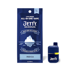 Jetty | Vape | 1g AIO | Live Rosin Garlato