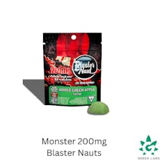 (REC) Monster 200mg Blaster Naut Gummy - Amped Green Apple