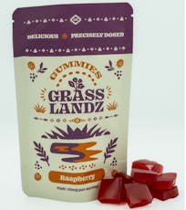 Gummies 4.5g-EN | Grasslandz | Raspberry | 10 ct (Infused Edible)