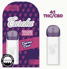Eureka | Flavored Starter AIO (THC/CBD 4:1) Concord Crush 2g