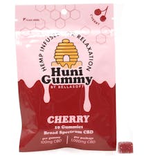 Huni Gummy - 1,000mg Broad Spectrum CBD Gummy - Cherry