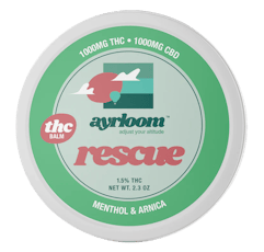 Ayrloom - Rescue Balm 1:1 THC:CBD - 1000mg