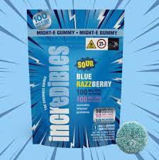 Sour Blue Razzberry 1:1 THC:CBG I 1 Pack I 100 mg I Incredibles