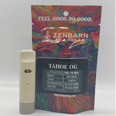 Tahoe OG, 1g Disposable All-In-One Vape