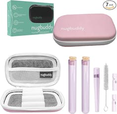 Nugbuddy l On The go Travel Case | Pink