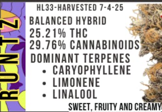 Bushy Beard | Runtz | 1g Pre-Roll