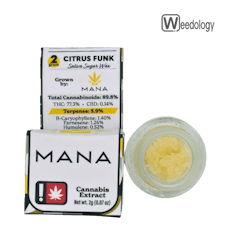 Mana Extracts 2g CITRUS FUNK Sugar Wax