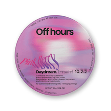 Off Hours | Gummy | 10pk | 100mg | Daydream - Pink Berry (THC:CBG:CBC)