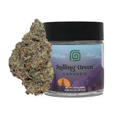 Rolling Green | Flower | Premium Jar | 3.5g | East Coast Sour Diesel