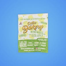 Retro Wheel Sour Apple Hybrid (50mg THC)