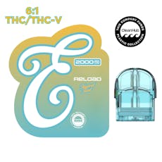 Eureka | Flavored AIO Reload (THC/THCV 6:1) Tropical Twist 1g