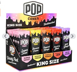 POP King Size Cones | Assorted Flavors | 3PC