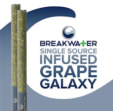 Grape Galaxy I 1g I 2 Pack I Infused Pre Rolls I Breakwater