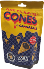 Cannabals | Cookies and Cream Chocolate Cones | 100mg