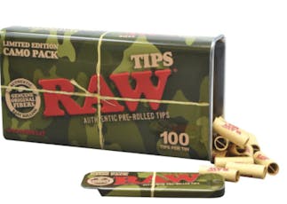 Raw Camo 100ct Tips