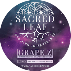 Grape Z, 1g Live Rosin
